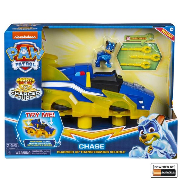 PAW Patrol Chase Deluxe Vehicle with Lights and Sounds سيارة تشيسي الفاخرة مع الأضواء والأصوات