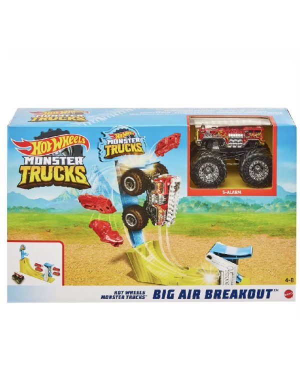 HOTWHEELS MONSTER TRUCKS سكة مانستر ترك