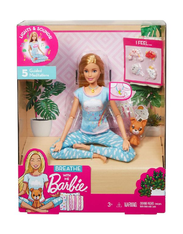 Barbie Breathe with Me Meditation Doll باربي المتأملة يوغا