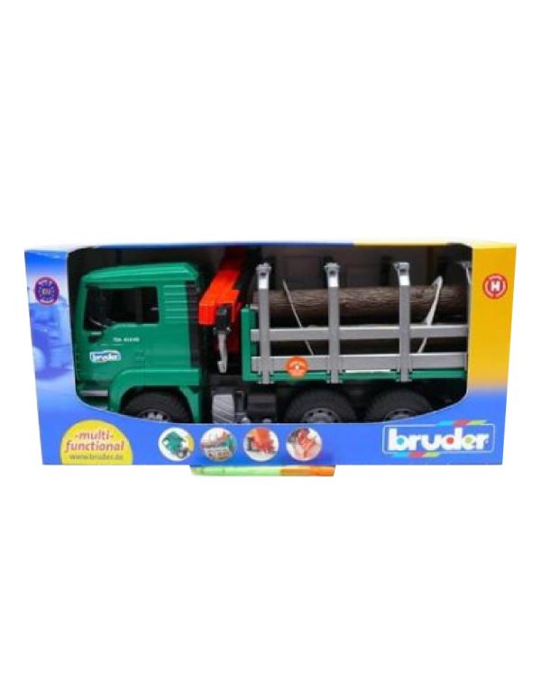 Bruder Forestry MAN Timber Truck شاحنة برودر للاخشاب