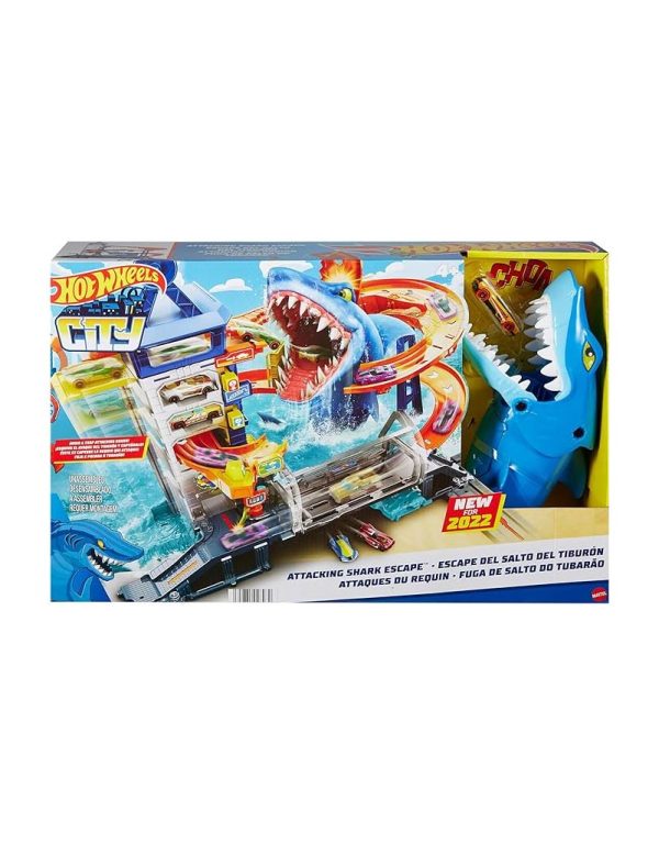 Hot Wheels Attacking Shark Escape Play set سكة هجوم القرش من هوت ويلز