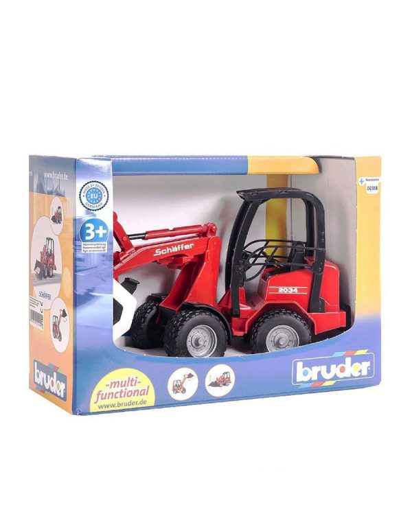 Bruder Schaffer Compact Front loaderTractor جرافة برودر تحميل امامي
